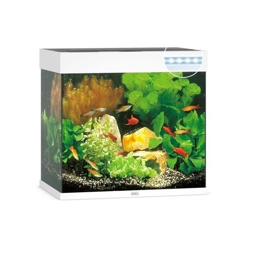 Aquário Juwel Lido com LED e Vidro Branco