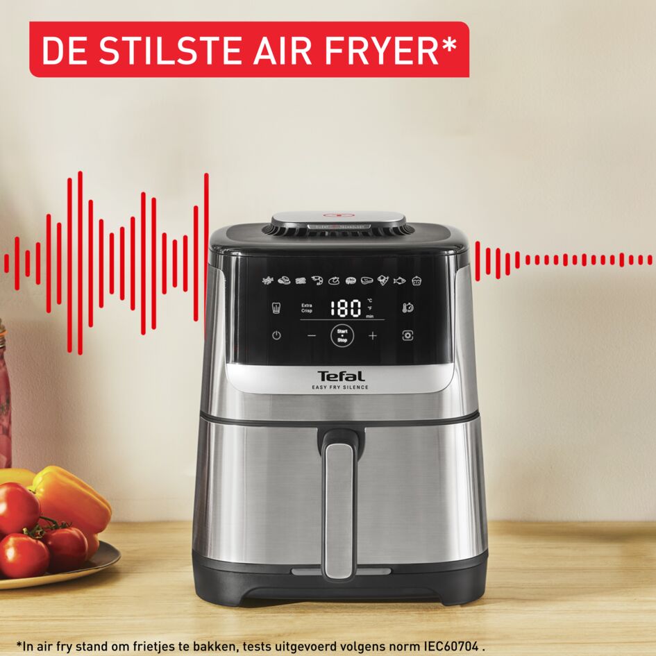 Easy Fry Silence EY552D Stille air fryer - 10 programma's - 5 L