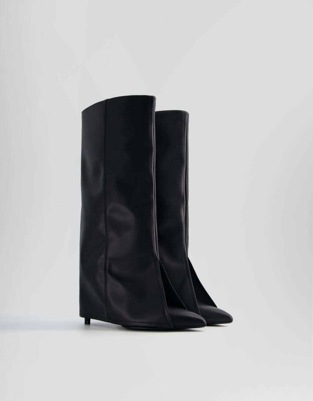 Botas de salto alto dobráveis