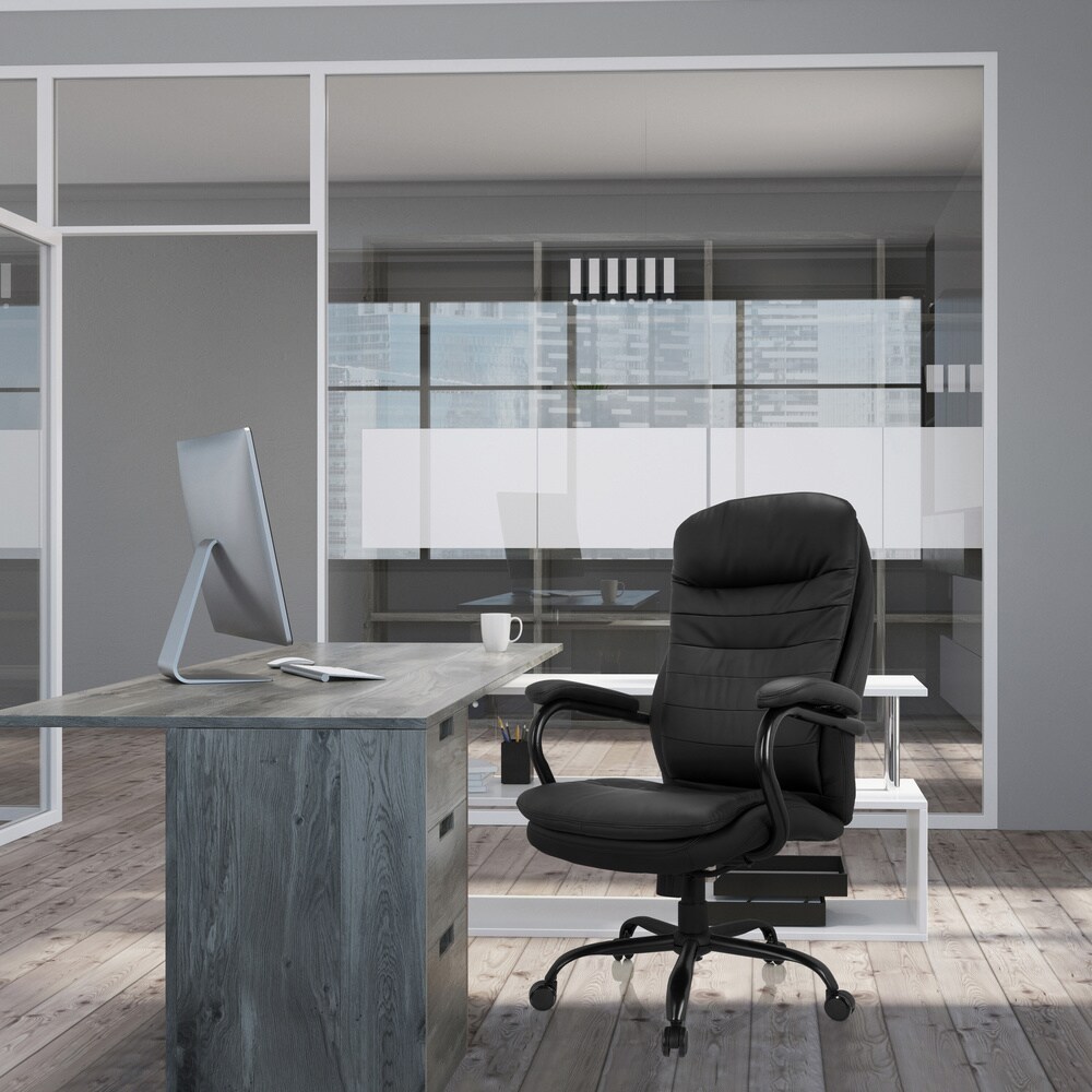 XXL Drehstuhl RELAX XXL B Kunstleder mit Armlehnen hjh OFFICE