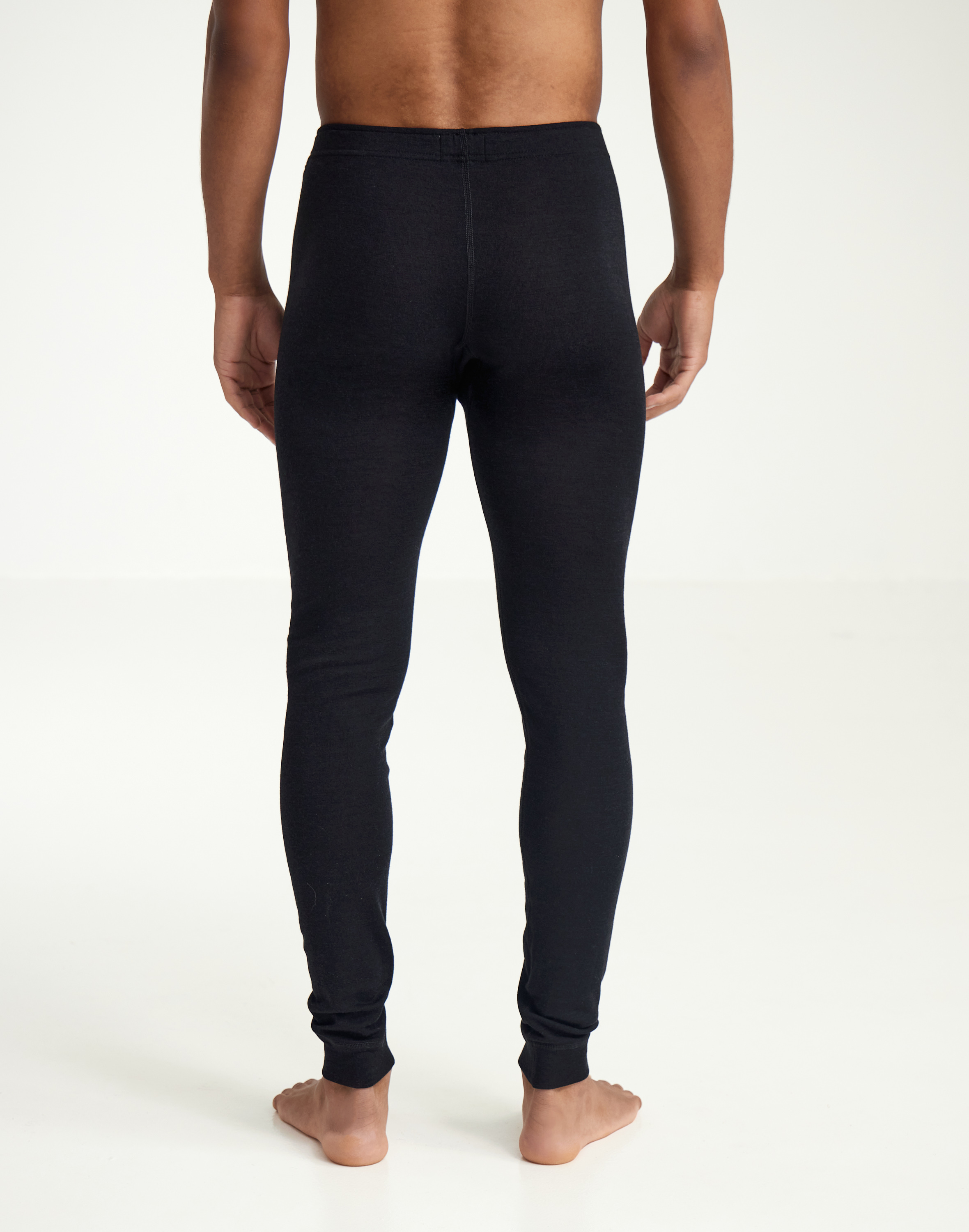 Lange onderbroek met gulp van merinowol/zijde voor here
