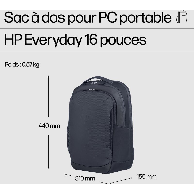 HP Sac à dos pour PC portable Everyday 16 pouces