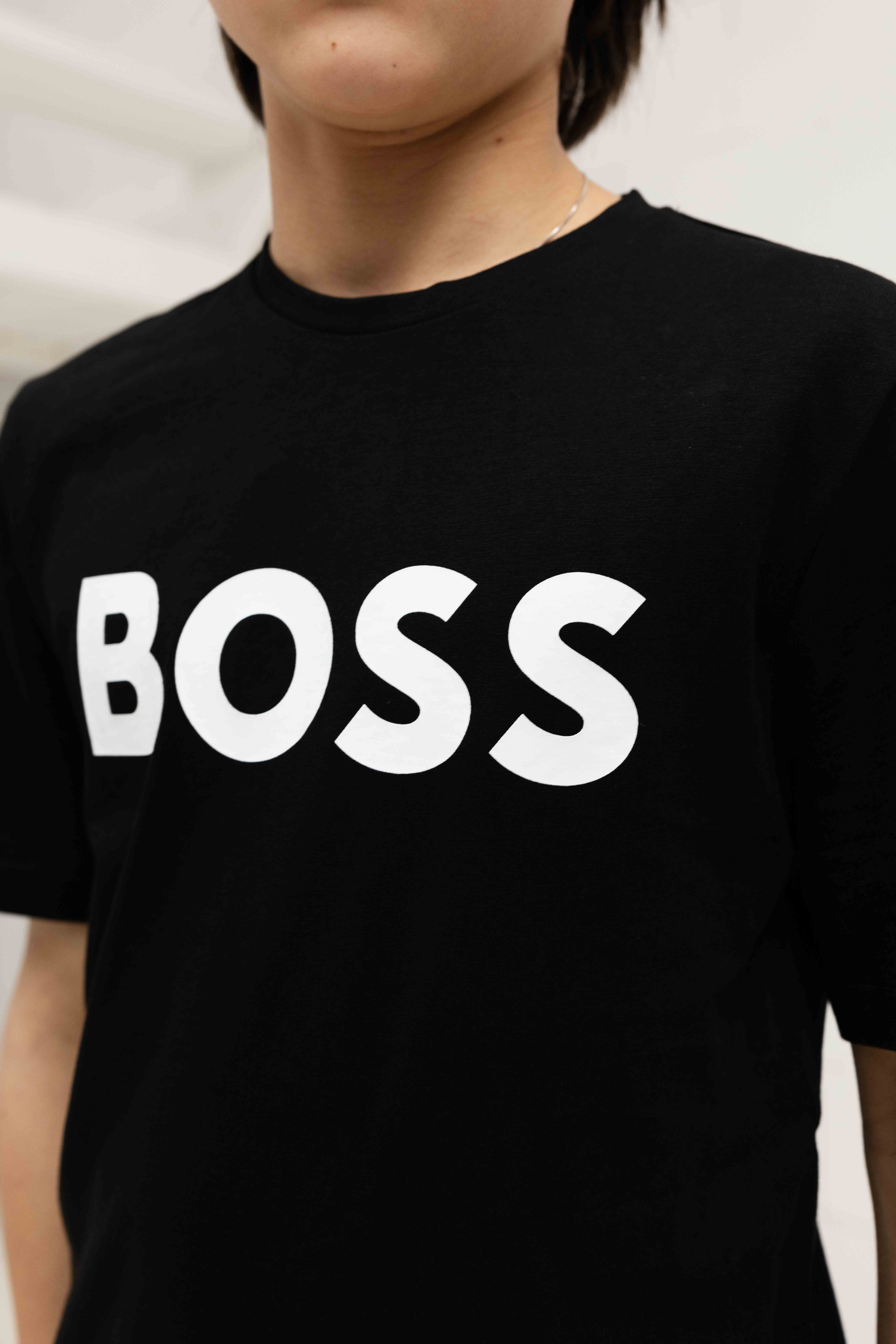 Hugo Boss Logo T-Shirt Kids Zwart