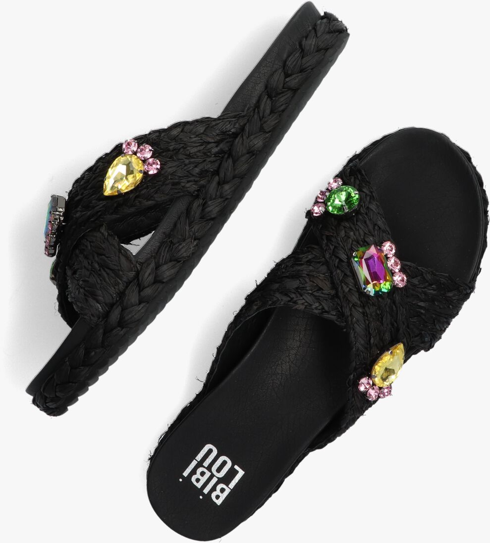 zwarte bibi lou slippers 889z70hg