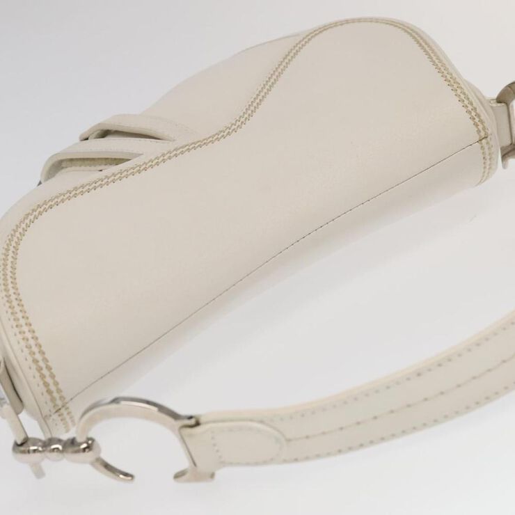 Dior Vintage Dior Saddle Bag Beige