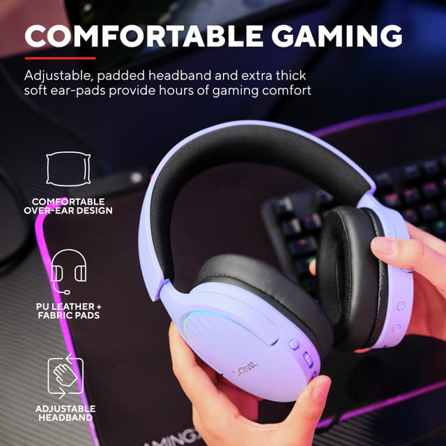Trust GXT491P Fayzo trådløst gaming headset