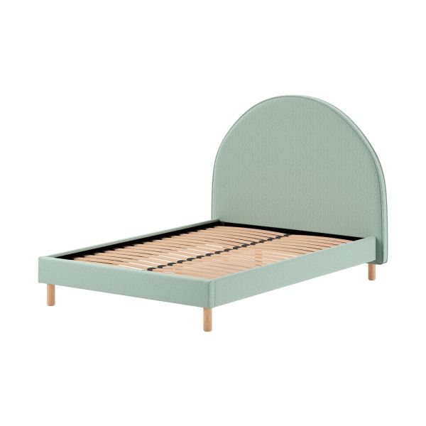 Vipack Moon Bed - 140 x 200 cm - Boucle Wit