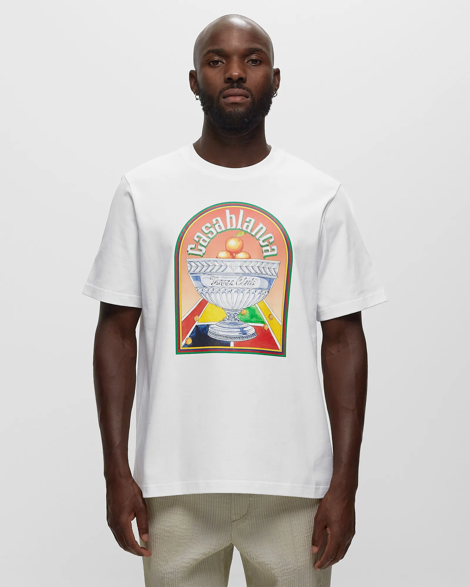 Casablanca TERRAIN D'ORANGE PRINTED T-SHIRT