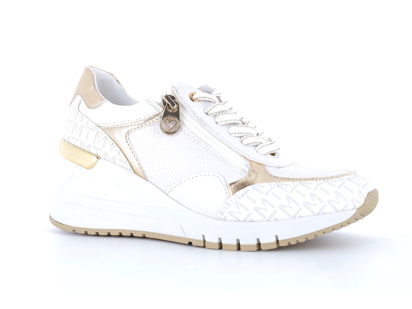 Marco tozzi-23723 Synthétique Blanc-Or