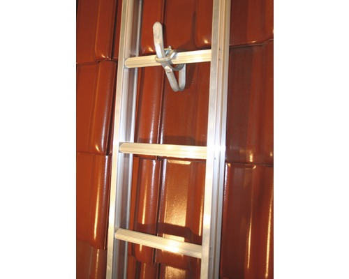 Dakladder, aluminium, kaal, 2000 mm, 7 sporten