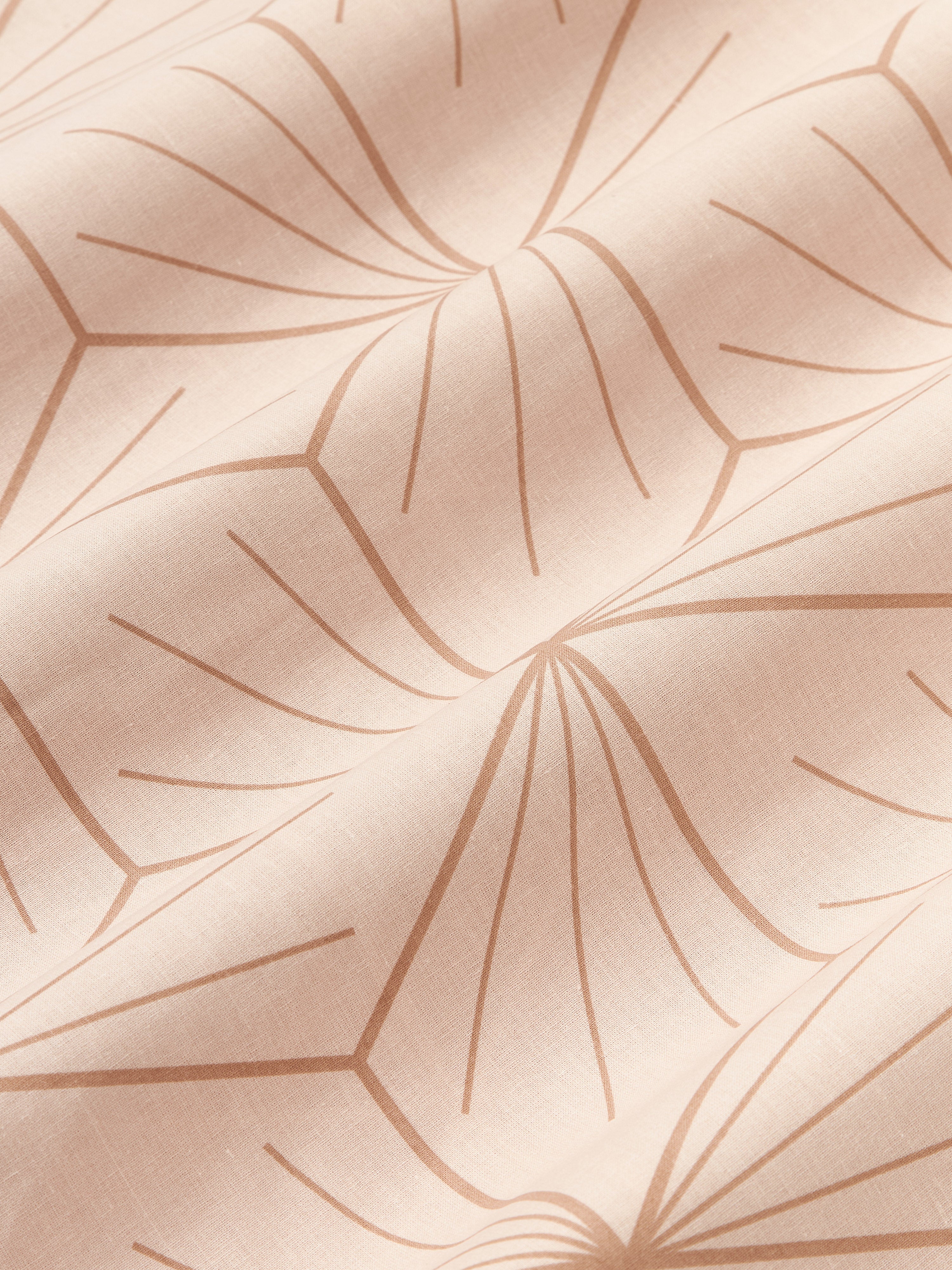 Omkeerbaar dekbedovertrek Ilda met geometrische print