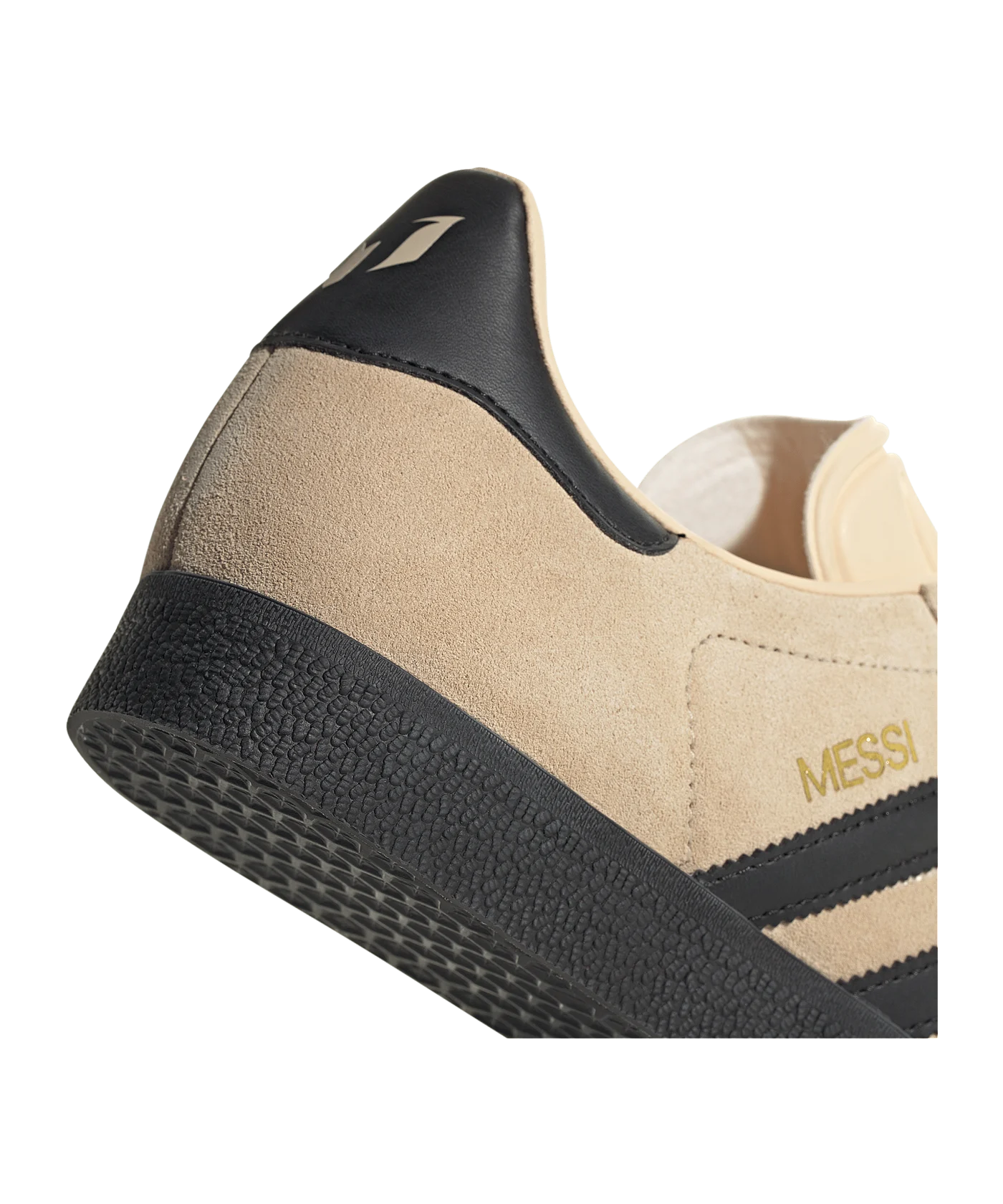 adidas Originals Gazelle Messi IN Beige Schwarz
