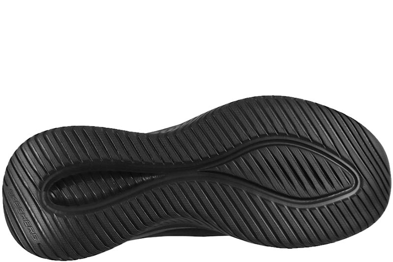 SKECHERS ULTRA FLEX 3.0 - RIGHT AWAY BLACK SLIP-INS SNEAKER