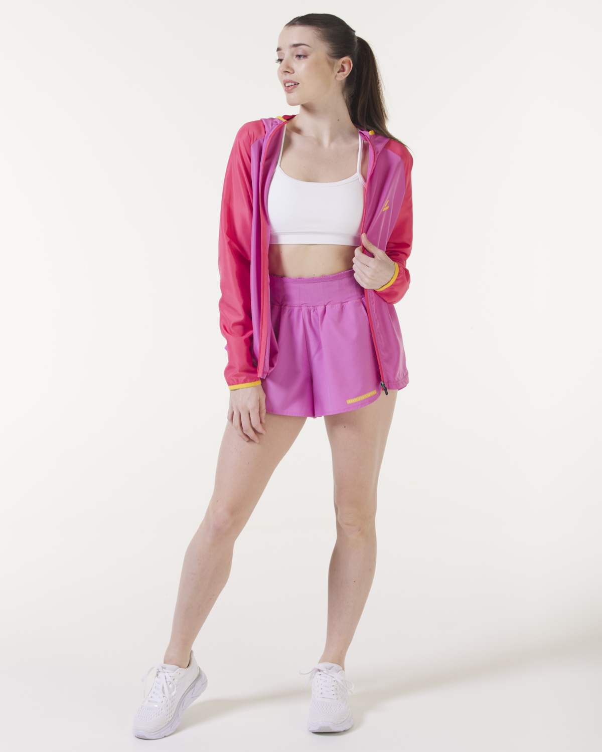 LEVITY Trail Packable Lightweight Jacket Pink Punch Combo