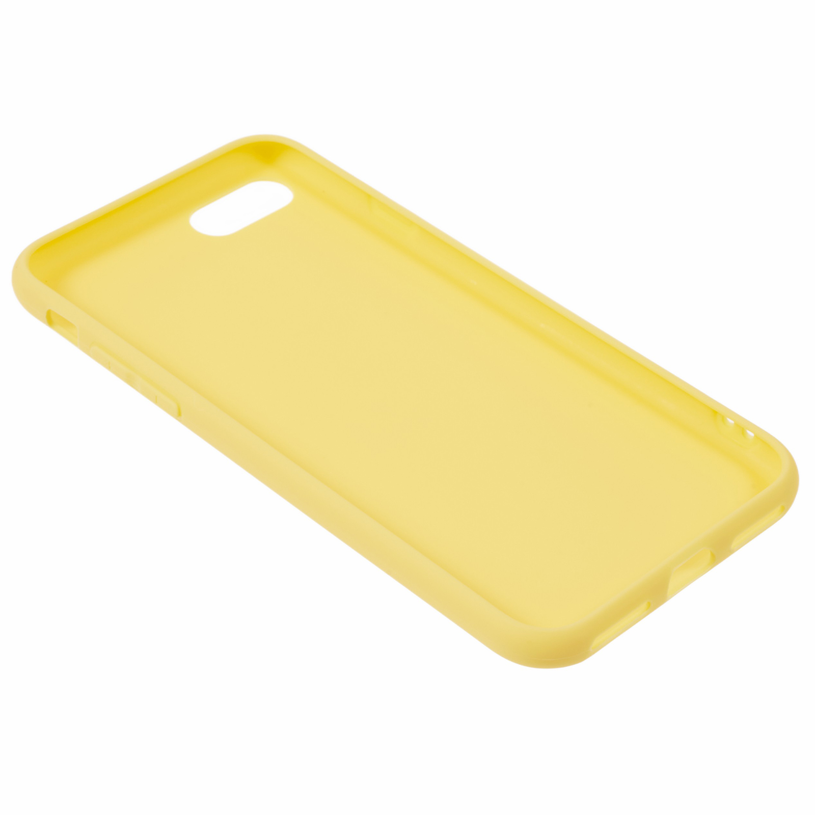 iPhone SE (2022/2020) / 8 / 7 Gummi Case Hülle Slim Design - Gelb (Matt)