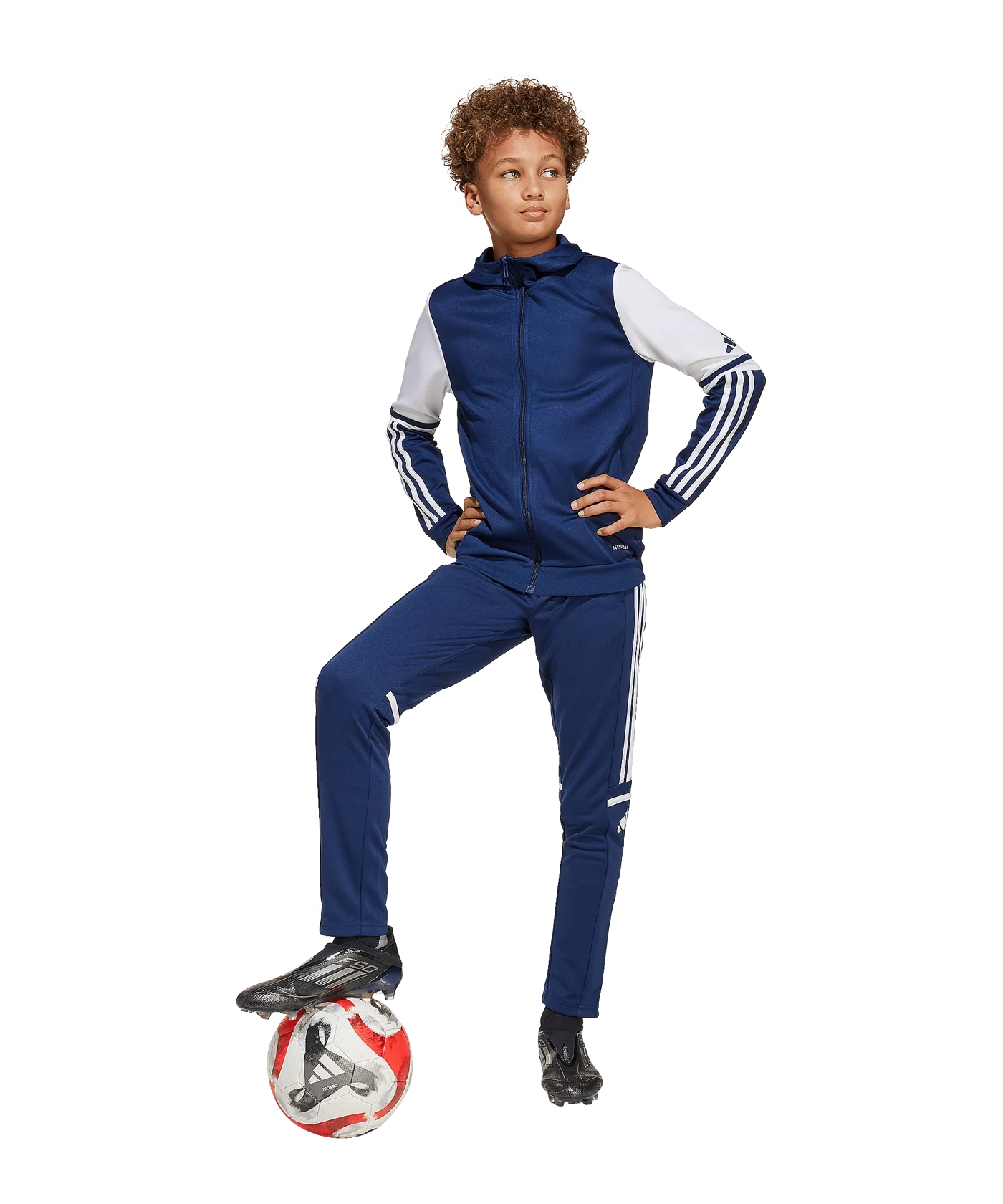 adidas Squadra 25 Kapuzenjacke Kids Blau