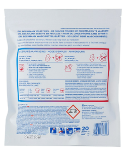 Dr Beckmann Magic Leaves Wasstrips Kleur 20ST