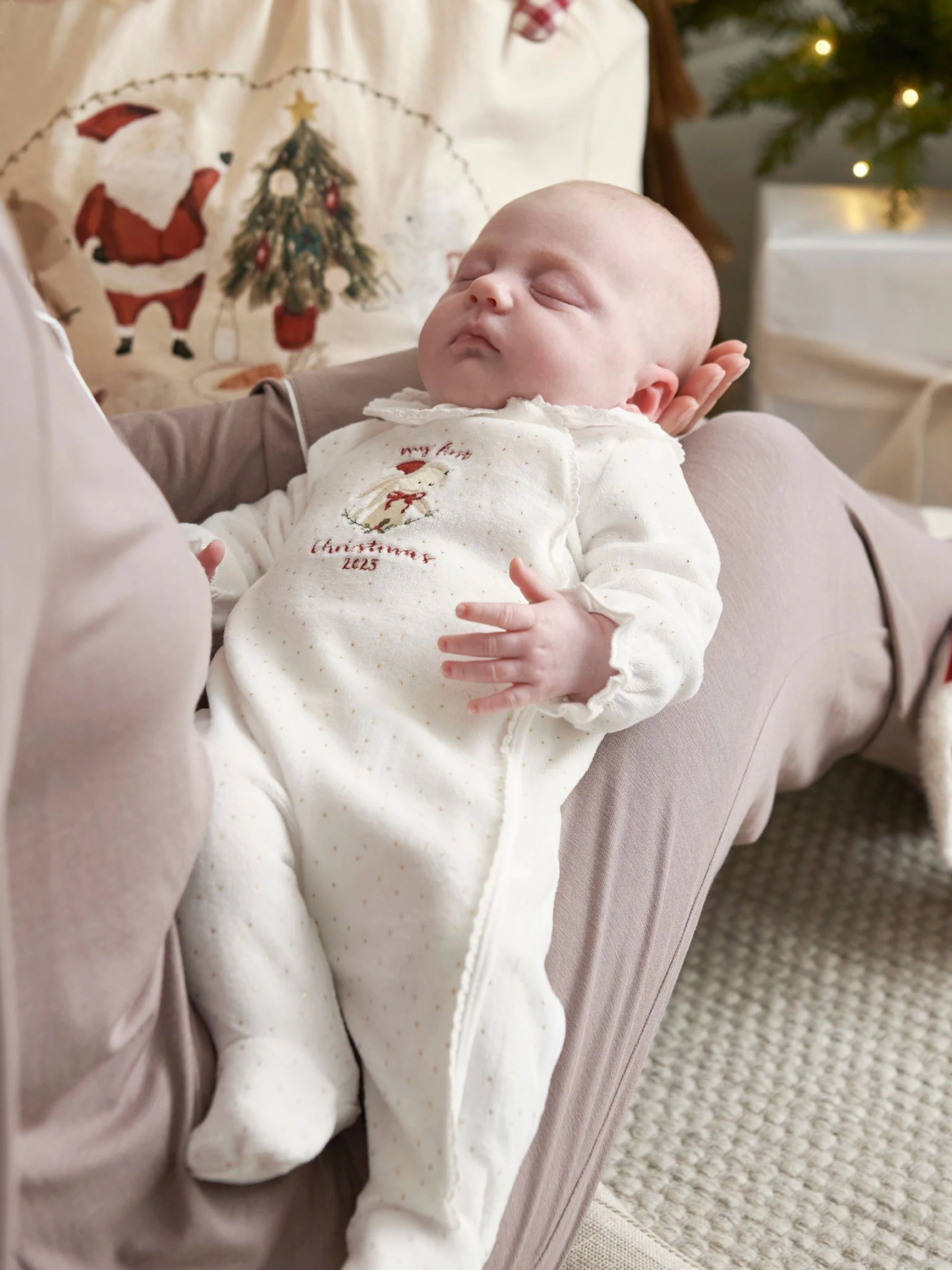 Mamas & Papas My First Christmas konijnenpyjama