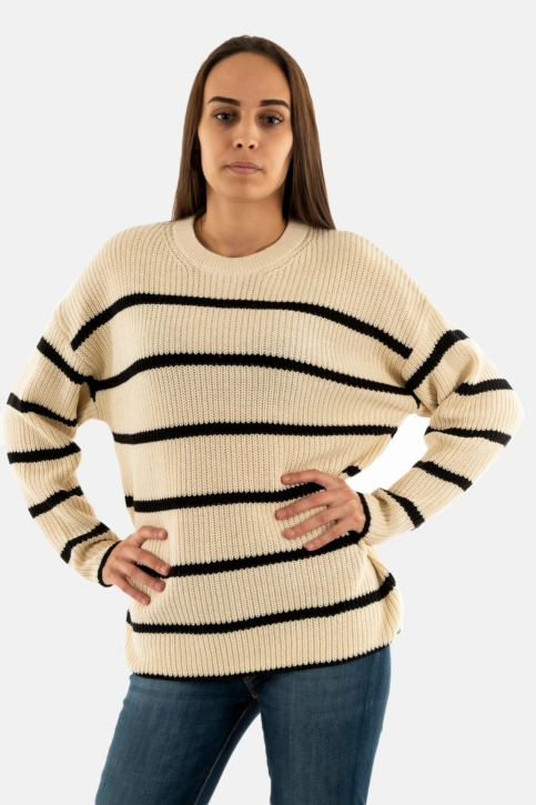 Pull hiver only pernille pumice stone black
