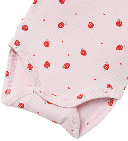 Name It Body l/æ - Rib - NbfDabua - Parfait Pink m. Jordb?r