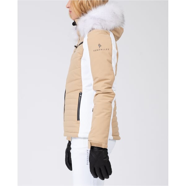 Veste de ski SUN VALLEY KORUA W SABLE DORÉ