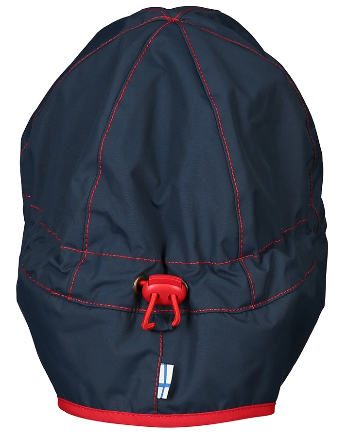 Schirmmütze LUMI WINTER mit Plüsch in navy/red