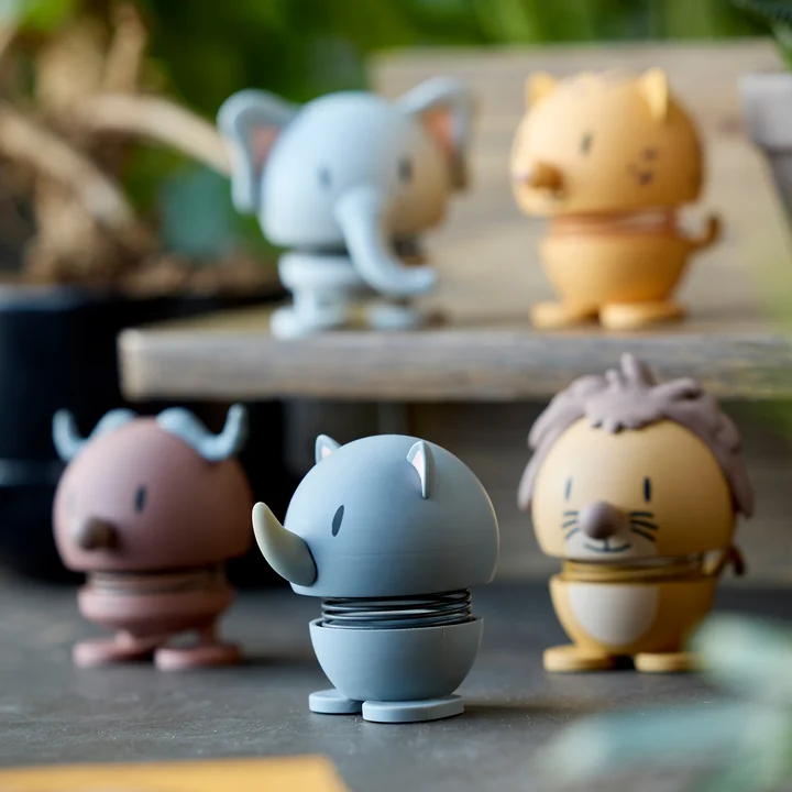 Hoptimist - The Big Five Soft, Elephant, S, grau