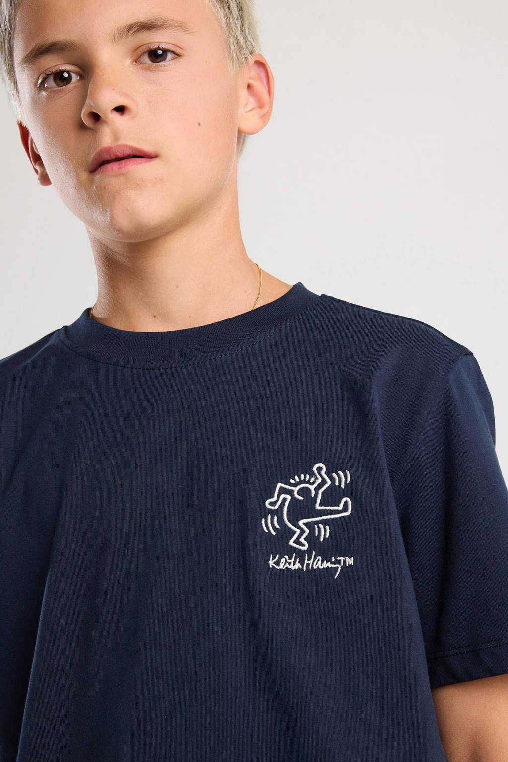 America Today T-shirt donkerblauw