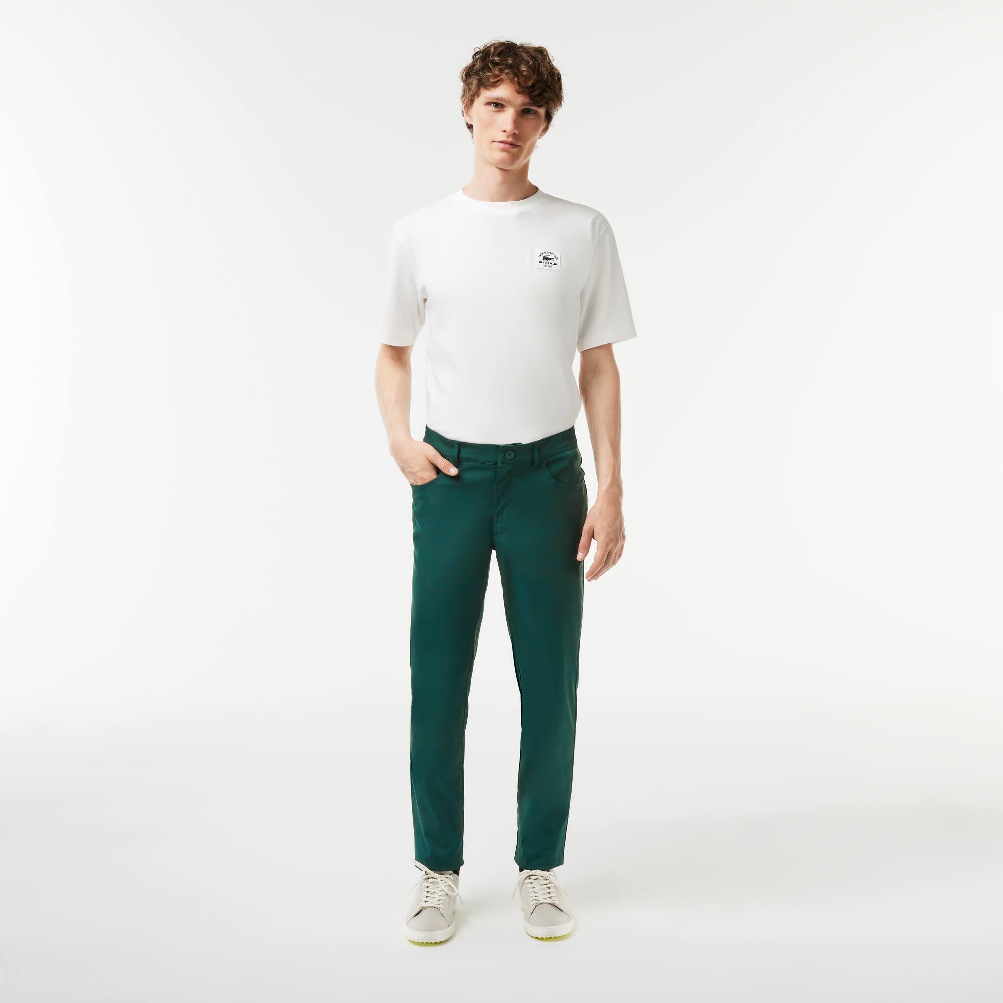 GOLF-HOSE MIT GRIFFBAND Hosen & Shorts - Grün - Lacoste - Herren