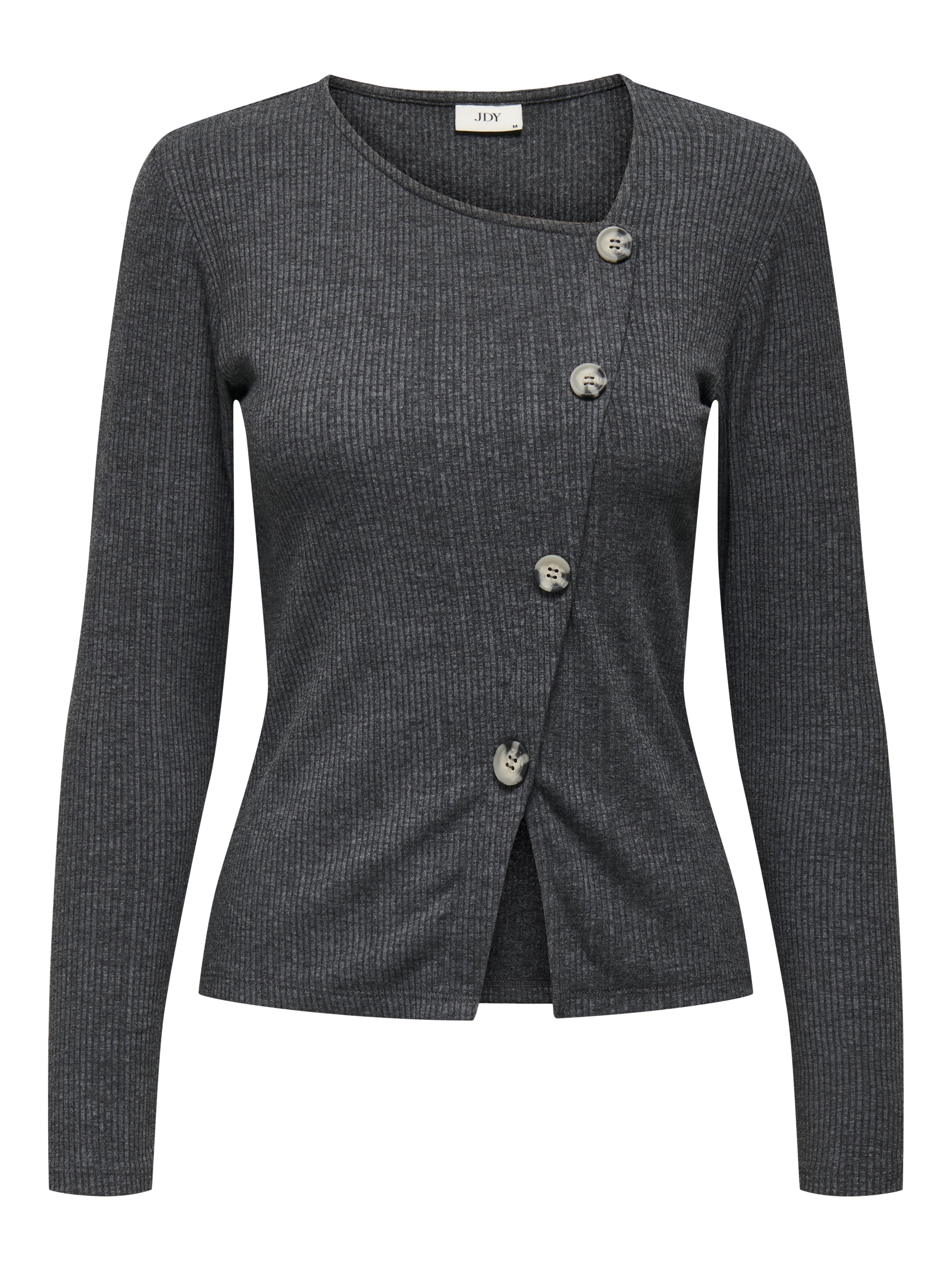 JDYFREYA Strickjacke Dark Grey Melange