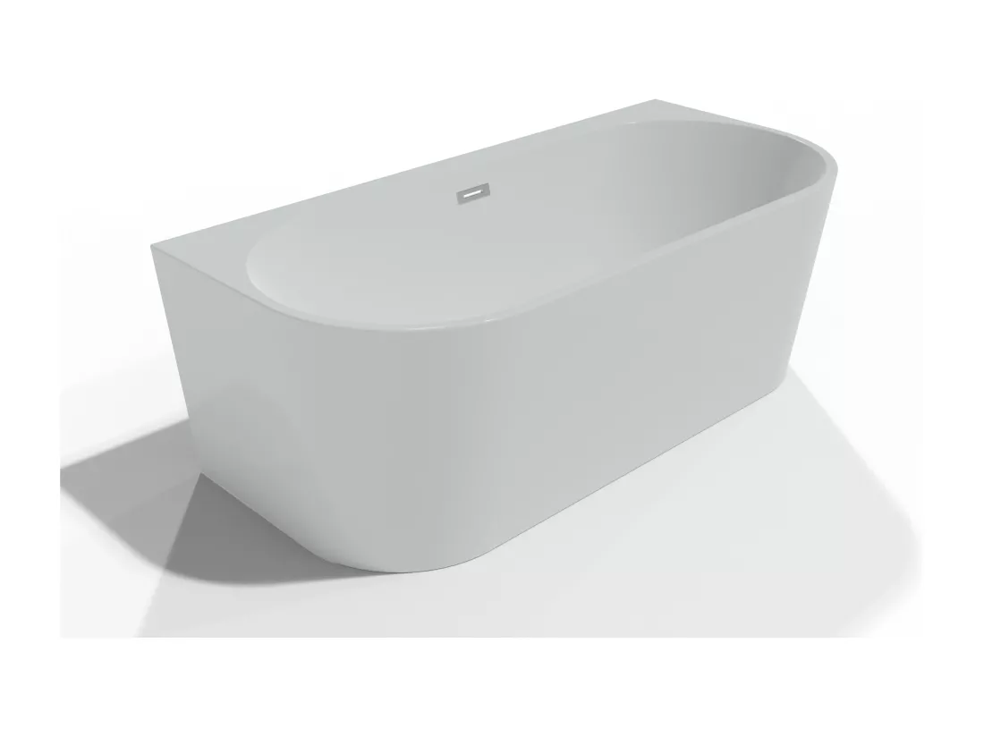 Baignoire semi-îlot murale NAOS 170x80cm, by SPALINA