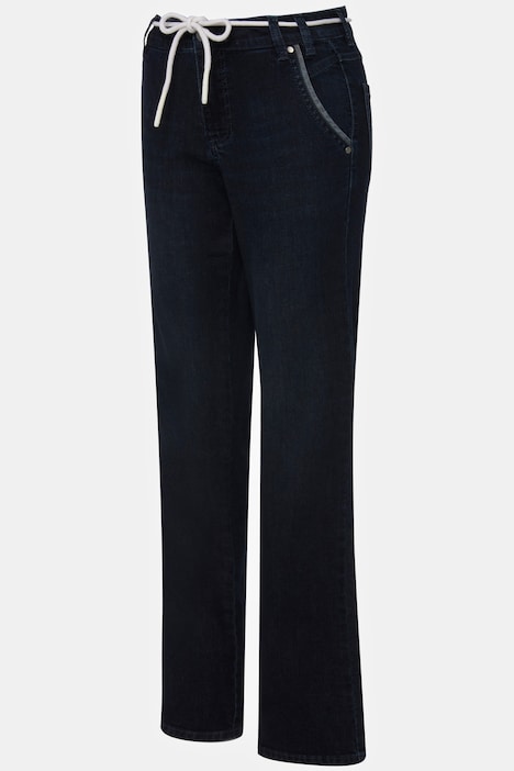 Bootcut-Jeans Tina, gerade Passform, 5-Pocket, ausgestellter Saum