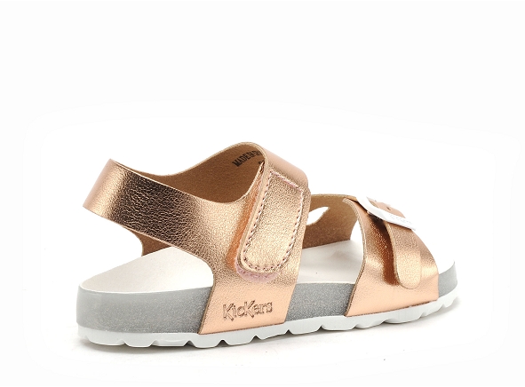 Kickers nu pieds enfant sunkro fille rose