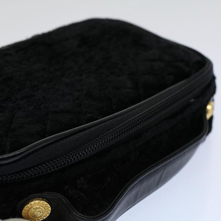 Versace Vintage Versace Handbag Black