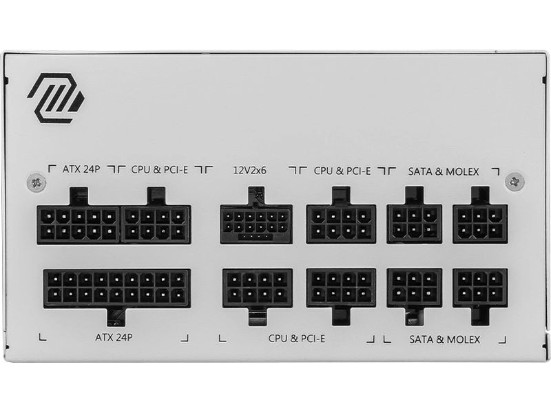 MSI Netzteil MAG A850GL PCIE5 WHITE 850 W Weiss Vollmodulares Netzteil mit 850 W Leistung