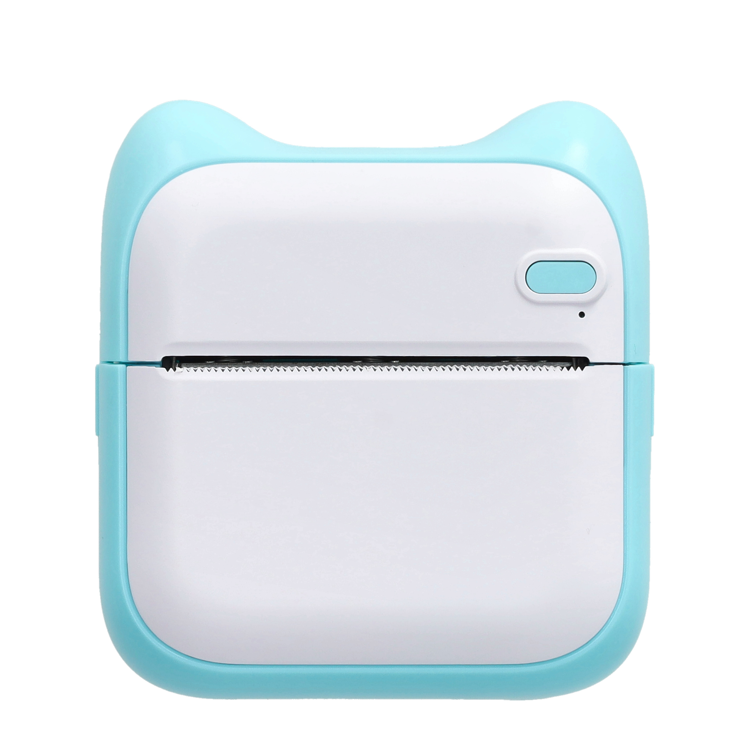 Mini Foto Thermodrucker Mobiler Bluetooth Printer Taschendrucker inkl. Thermopapier (iOS/Android) - Blau