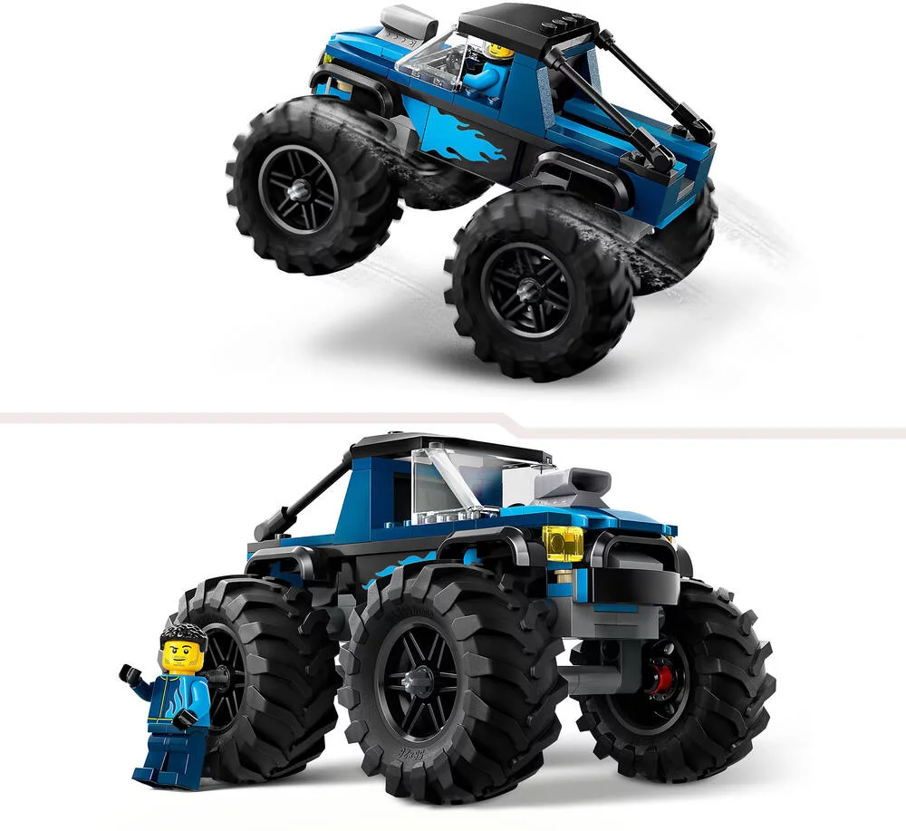 LEGO®CITY 60402 - LE MONSTER TRUCK BLEU