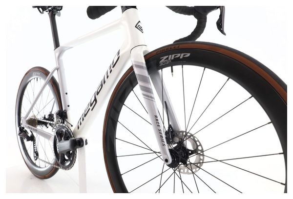 Produit reconditionné · Megamo Pulse Elite Carbone Di2 12V · Blanc / Vélo de route / Megamo | Très bon état