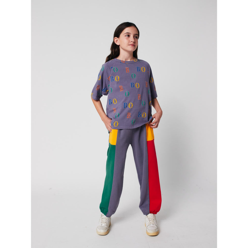 Køb Bobo Choses Navy Blue Multicolor Bobo All Over Ranglan T-Shirt