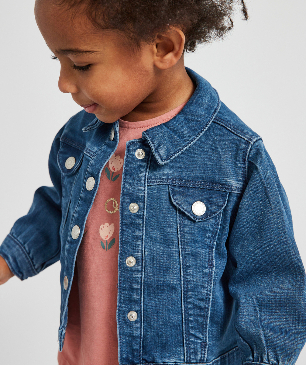 VESTE EN JEAN BÉBÉ FILLE LOW IMPACT