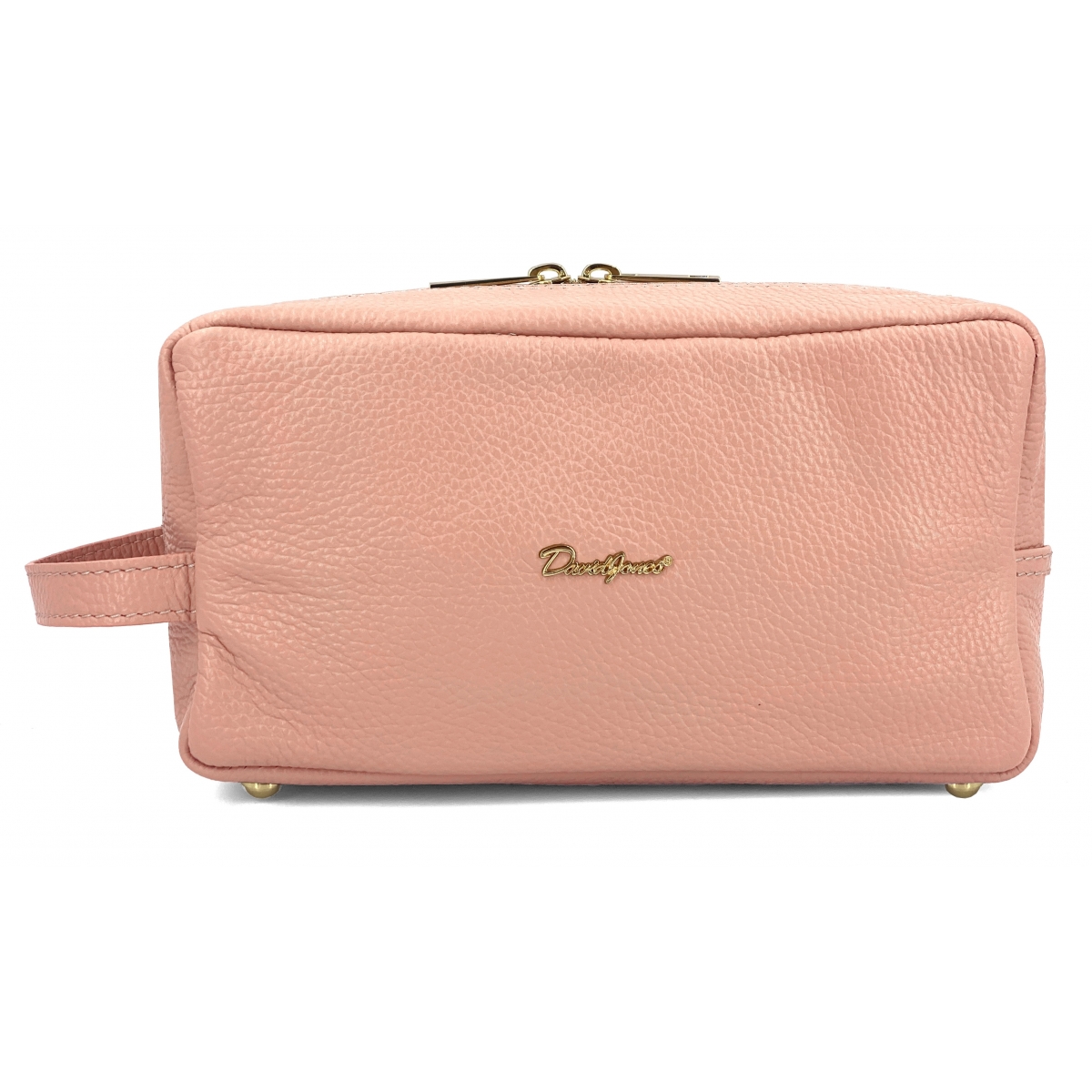 David Jones Trousse de toilette en cuir de vachette David Jones