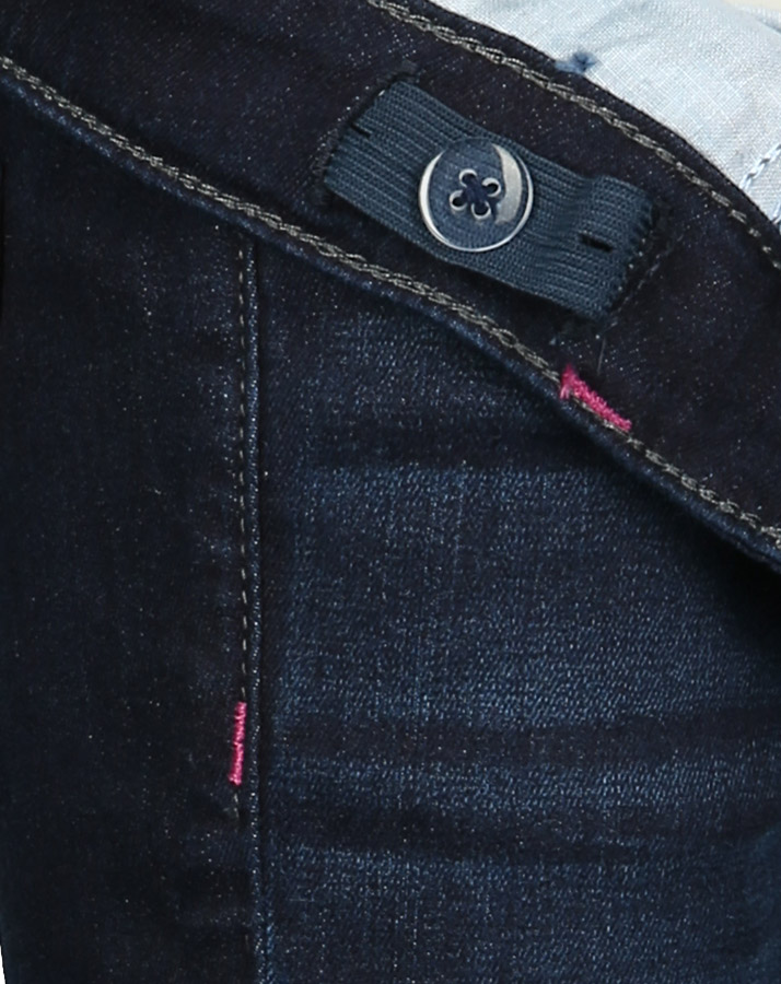 Jeans-Hose PINKES HERZ Skinny Fit in dark blue denim