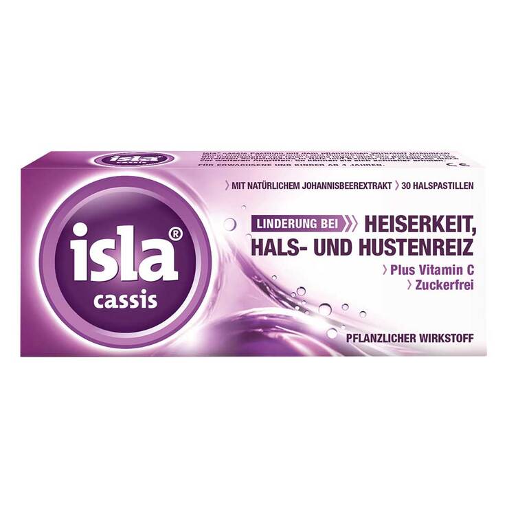 isla® cassis Pastillen, 30 St