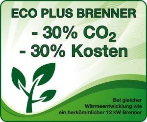 Enders Terrassenheizer Gas Elegance, Gas-Heizstrahler 9376, Heizpilz mit stufenloser Regulierung, Eco Plus Brenner, Transporträder, Umkippsicherung, Silber/Schwarz