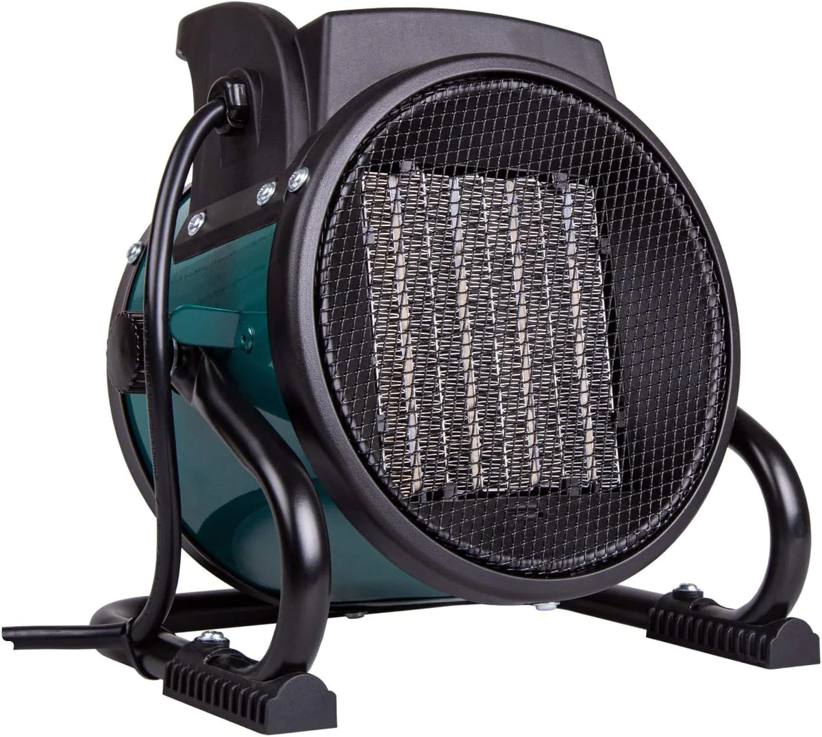 chauffage électrique 2000W vert noir Vendos85
