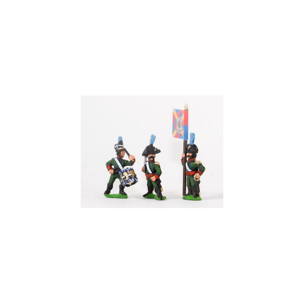 Portuguese: Command: Militia Officers, Standard Bearers & Drummers