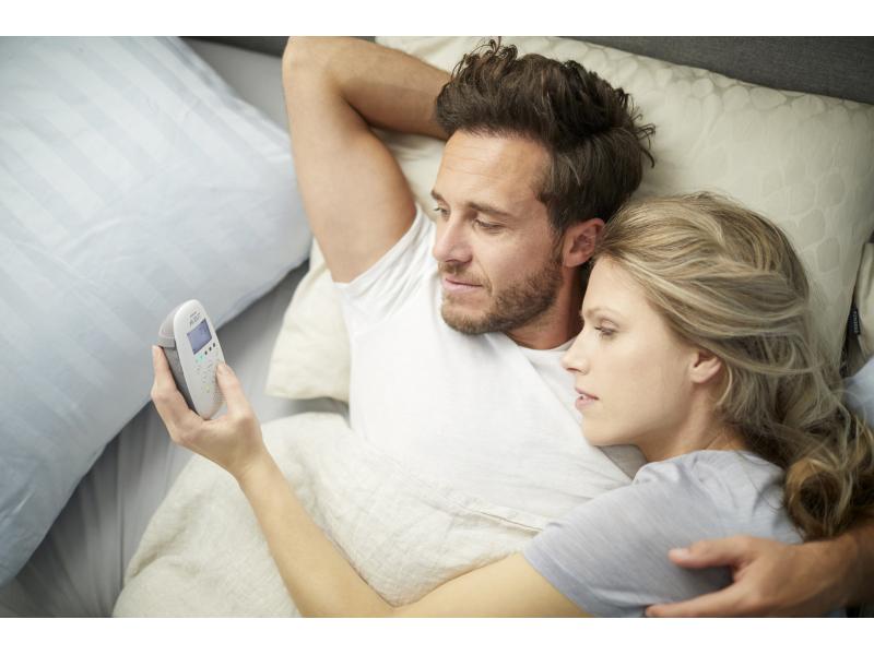 PHILIPS AVENT Babyphone Smart-Eco mit Sternenhimmel-Projekt Zuverlässige und sichere Verbindung zu Ihrem Baby