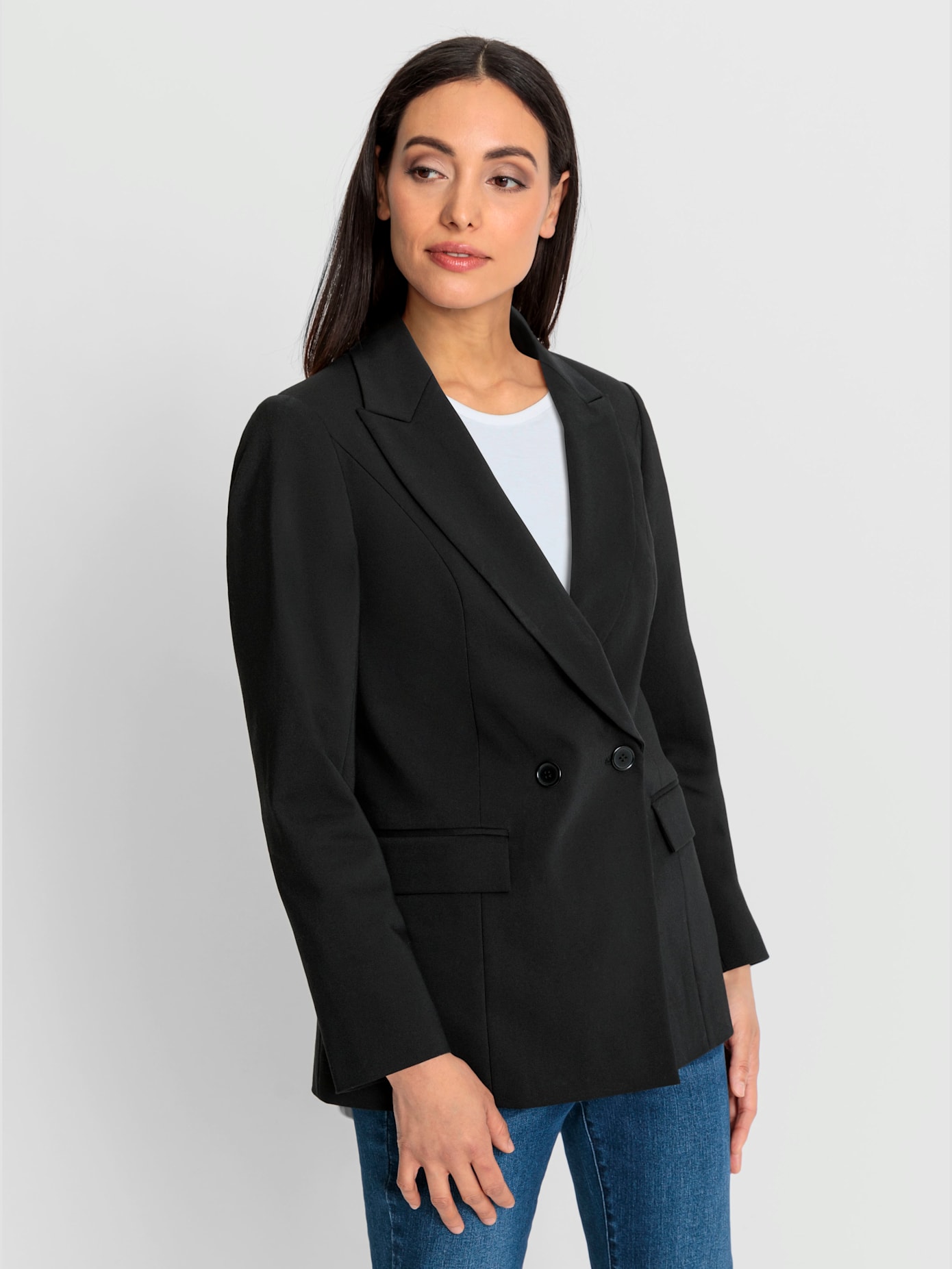 Blazer qualité extensible douce pour une forme parfaite