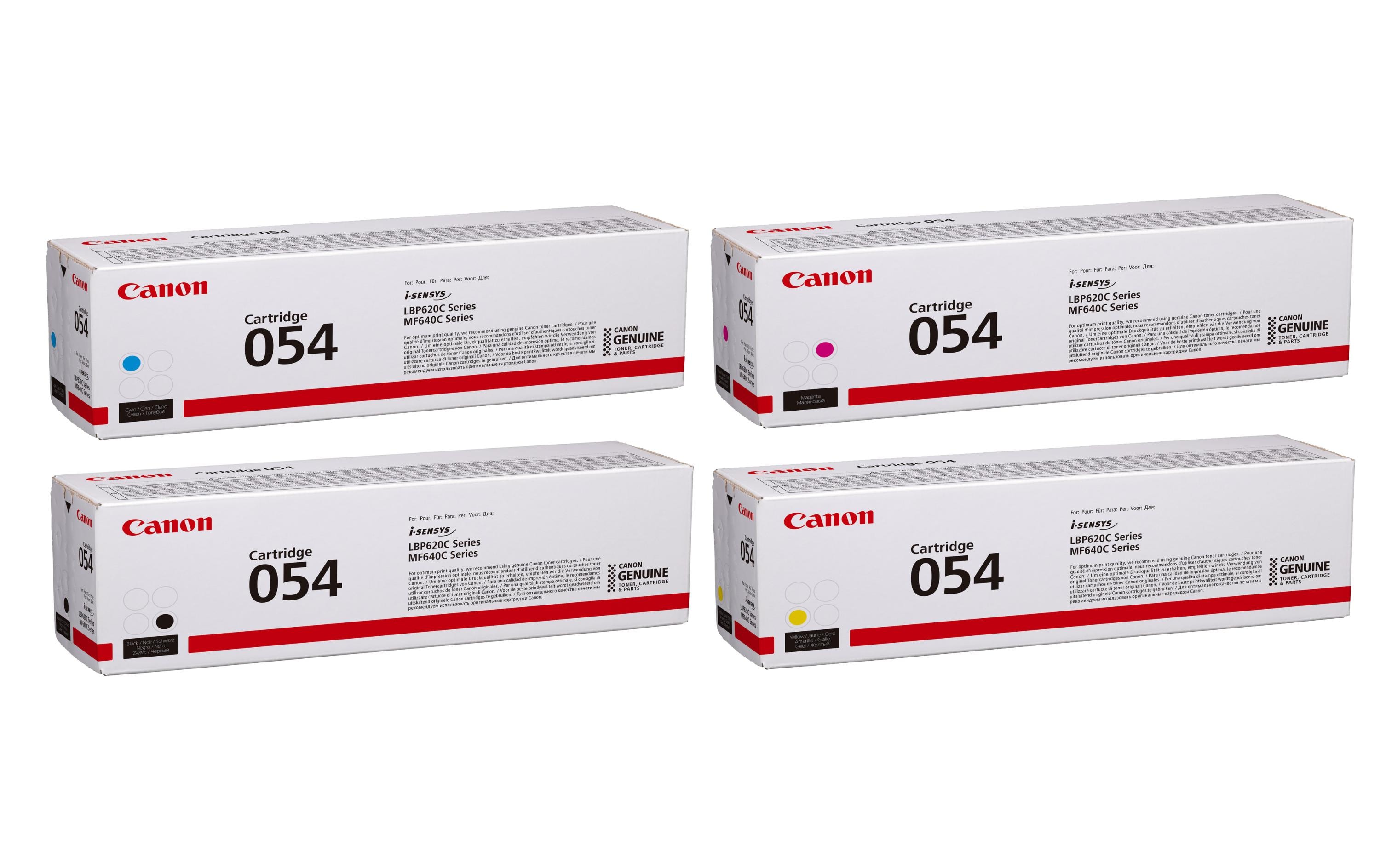 Toner 054 Black/Cyan/Magenta/Yellow<br>Toner, Black, Cyan, Magenta, Yellow