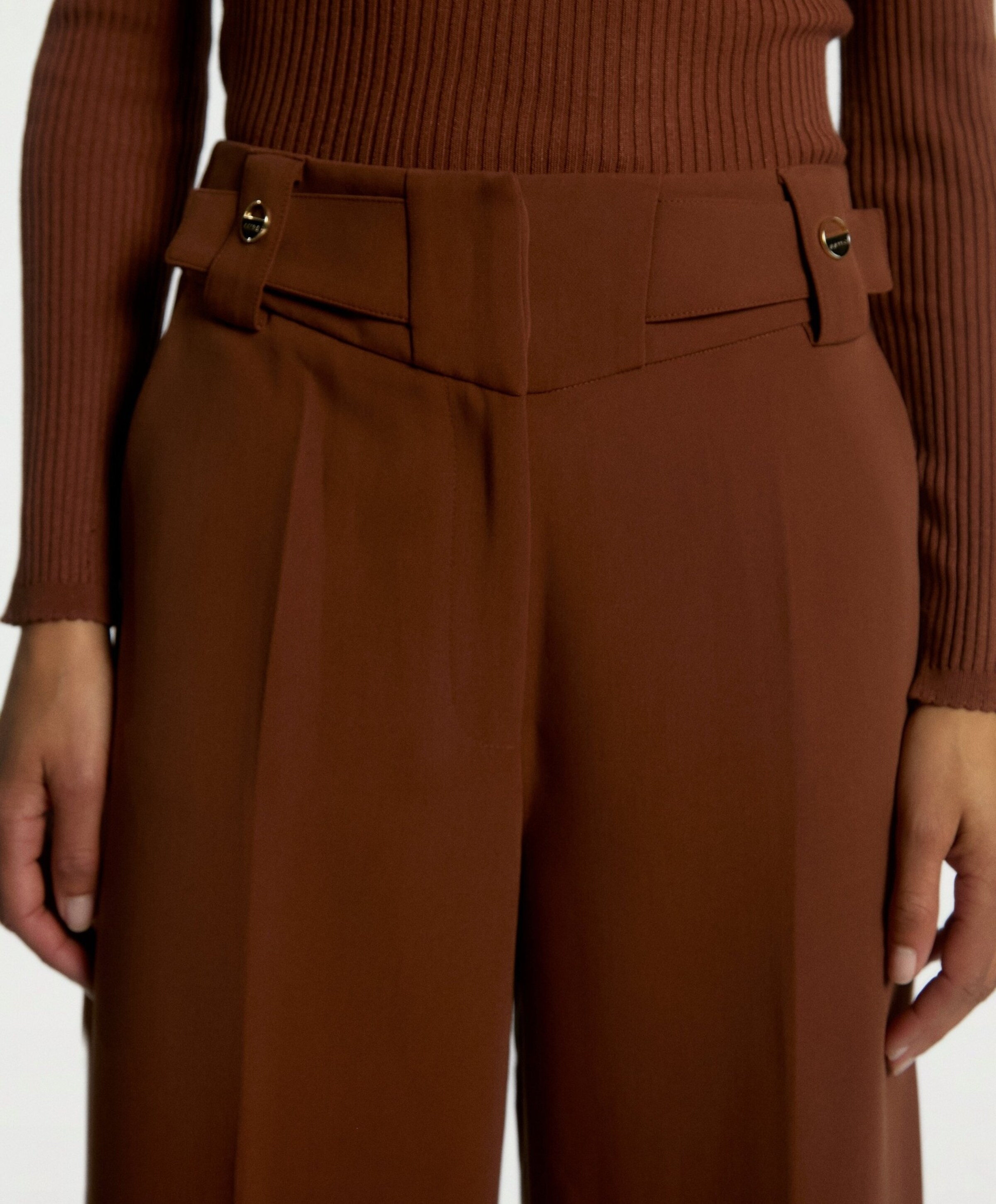 Aaiko NORE BUTTONS RPES 345 dames broek bruin